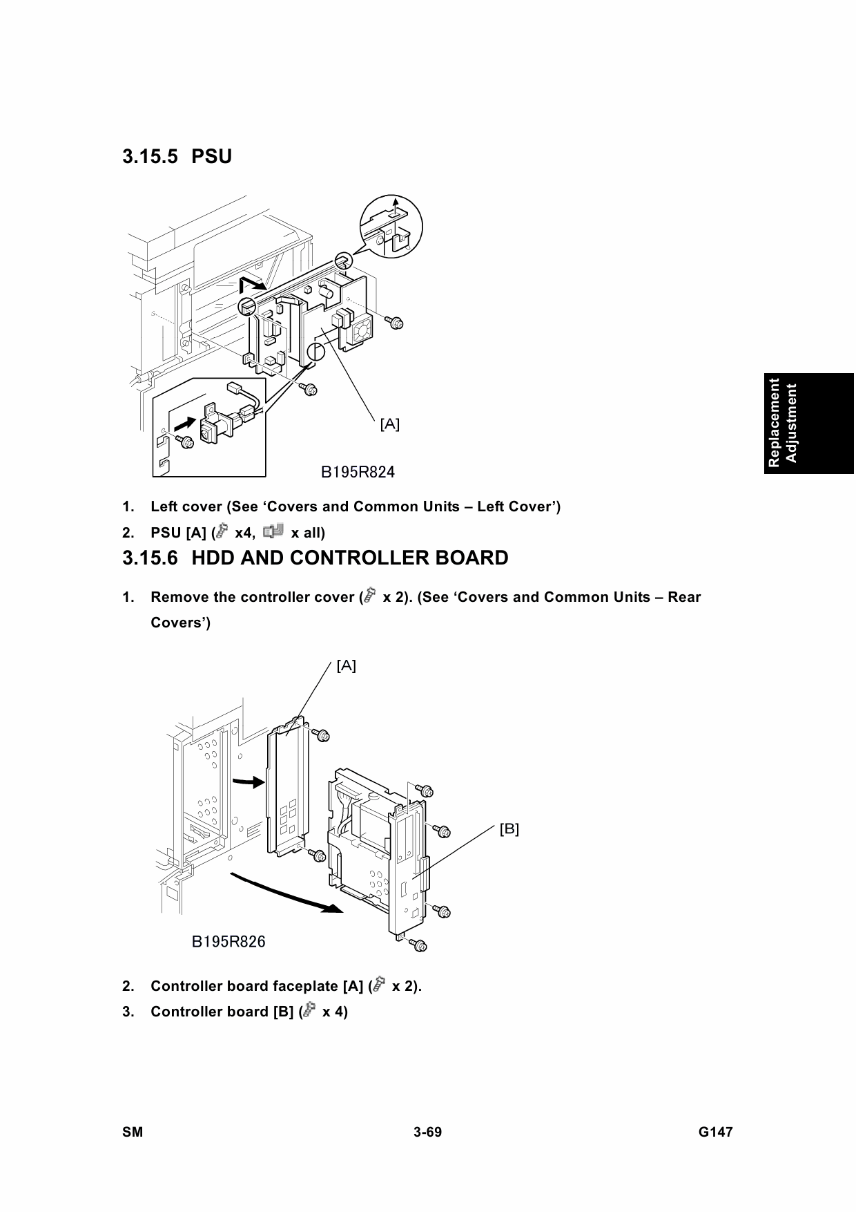 RICOH Aficio SP-8100DN G147 Parts Service Manual-3